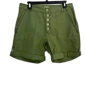 Sundance Everyday Explorer Shorts Size 8 Clover Green Army Button Fly VGU
